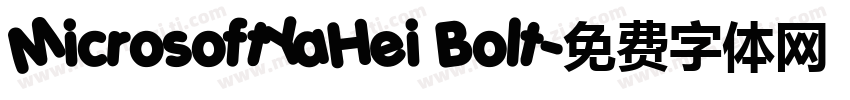 MicrosoftYaHei Bolt字体转换